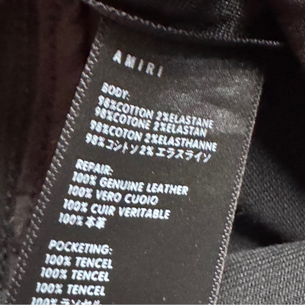 Amiri Black Patchwork Jeans - image 8